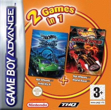 2 Games in 1 - Hot Wheels - Velocity X + Hot Wheels - World Race