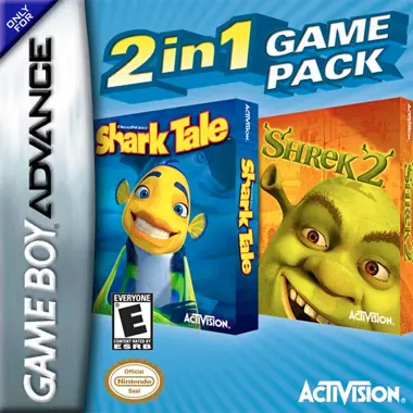 2 Games in 1 - Shrek 2 + Shark Tale