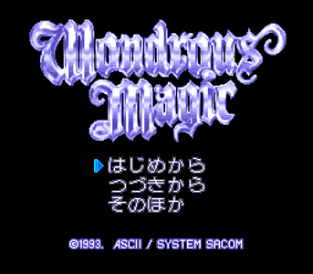 Wondrous Magic