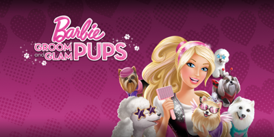 Barbie-Groom and Glam Pups