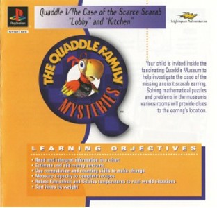 The Quaddle Family Mysteries 1 - The Case of the Scarce Scarab - Lobby - Kitchen