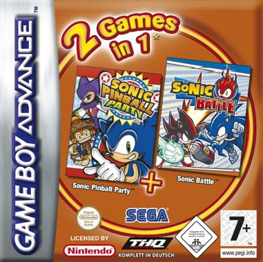 2 Games in 1 - Sonic Pinball Party + Sonic Battle