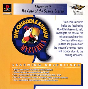 The Quaddle Family Mysteries 2 - The Case of the Scarce Scarab - Garden