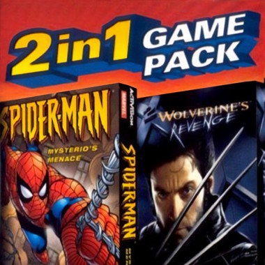 2 in 1 Game Pack - Spider-Man - Mysterio's Menace + X2 - Wolverine's Revenge