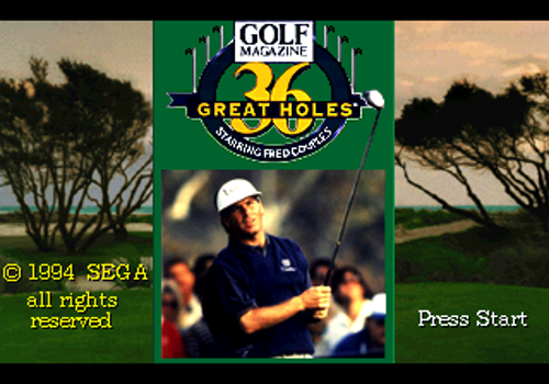 36 Great Holes Starring Fred Couples 32X