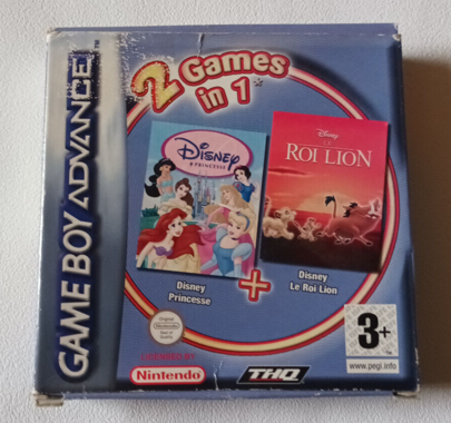 2 Games in 1 - Le Roi Lion + Disney Princesse