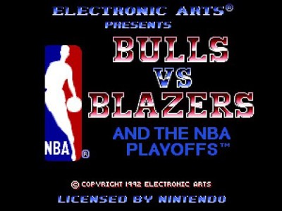 NBA Pro Basketball-Bulls Vs Blazers