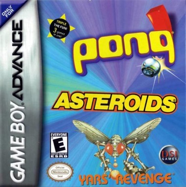 Pong, Asteroids, Yars' Revenge