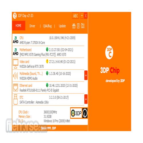3DP Chip 25.11: Cập nhật công cụ nhận diện và tải driver nhanh