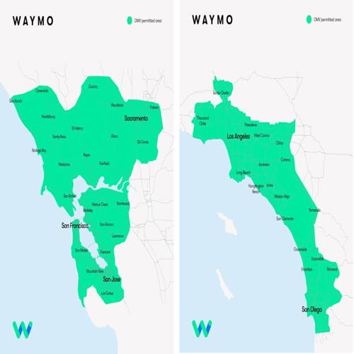 Waymo được California DMV chấp thuận mở rộng thử nghiệm robotaxi