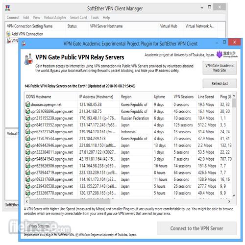 SoftEther VPN Gate Client Plugin 2025.11.23 build 9807 ra mắt