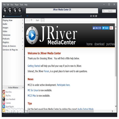 JRiver Media Center 35.0.24 (32-bit) ra mắt — cập nhật chức năng và sửa lỗi