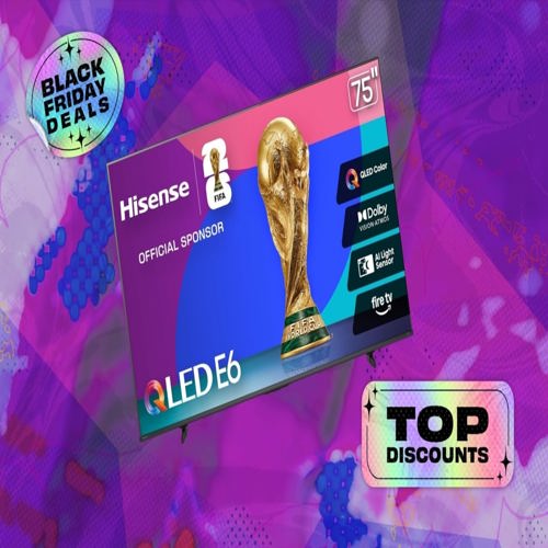 Black Friday: Giảm hơn $400 cho TV Hisense 75" E6 Cinema Series