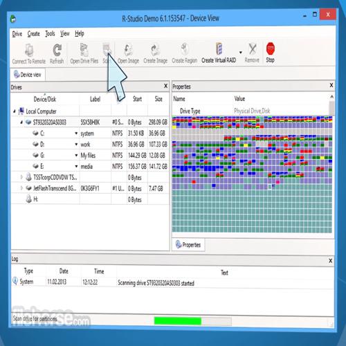 R-Studio 9.5 build 191645: Cập nhật công cụ khôi phục dữ liệu