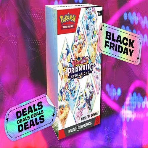 Amazon Black Friday: Prismatic Evolutions Booster Bundle về giá thị trường