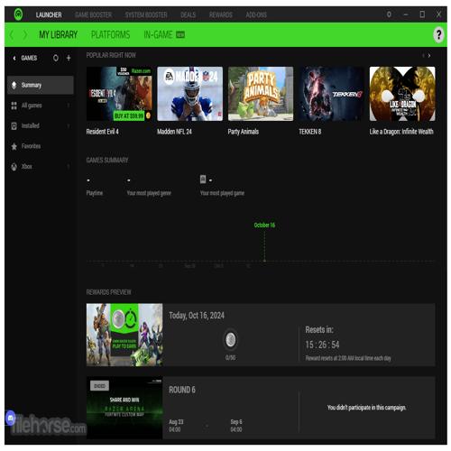 Razer Cortex 11.4.10.0: Bản cập nhật tối ưu hóa hiệu năng chơi game