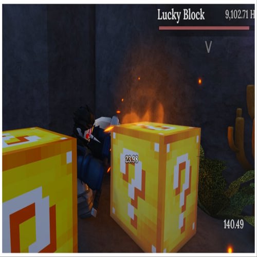 Hướng dẫn tìm Lucky Blocks trong The Forge