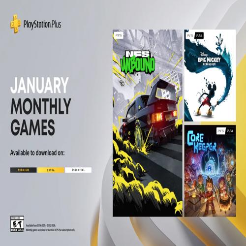 PS Plus tháng 1 bổ sung Need for Speed Unbound và Disney Epic Mickey: Rebrushed