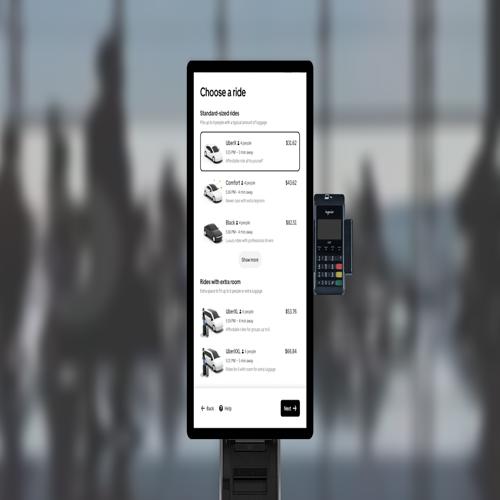 Uber lắp đặt ki-ốt đặt chuyến cho người không dùng ứng dụng