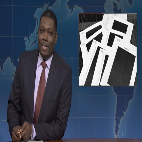 SNL 'Weekend Update' chế giễu các hồ sơ Epstein bị bôi đen